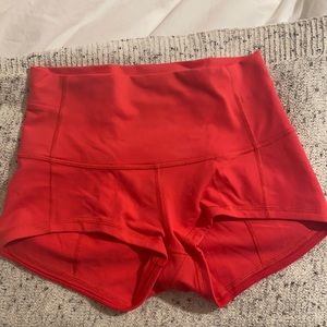 Red Lululemon Shorts